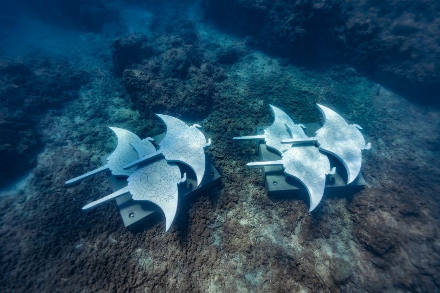 Migration of the Mantas - Whitsundays Underwater Sculptures